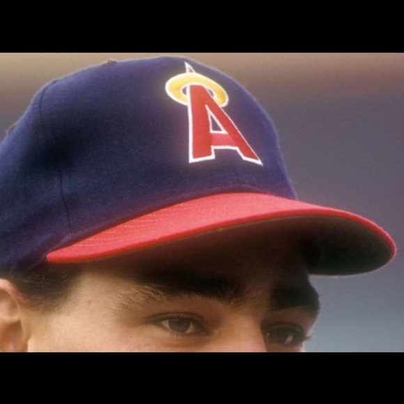 RARE Vintage California Angels New Era Baseball Made In USA Cap Sz 7.5 - Picture 2 of 13